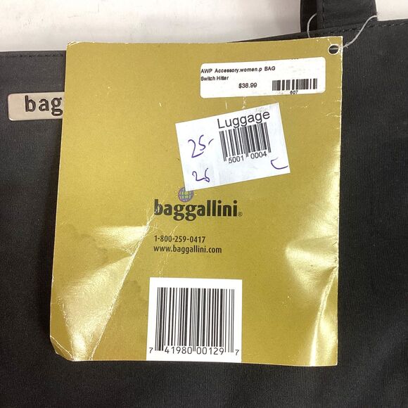 Baggallini Switch Hitter - Black Or Tan - Reversible Tote Bag - New With Tags! - Picture 6 of 7